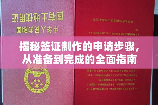 闽侯揭秘签证制作的申请步骤，从准备到完成的全面指南