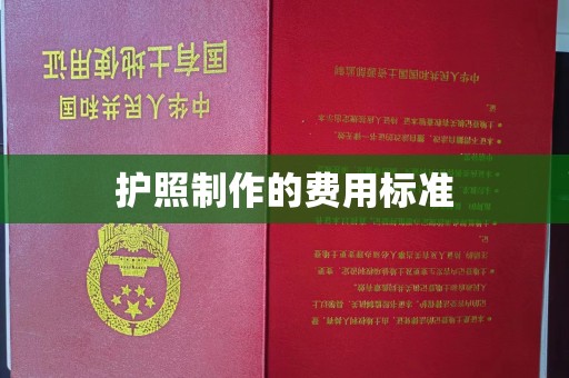 闽侯护照制作的费用标准