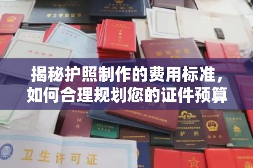 闽侯揭秘护照制作的费用标准，如何合理规划您的证件预算